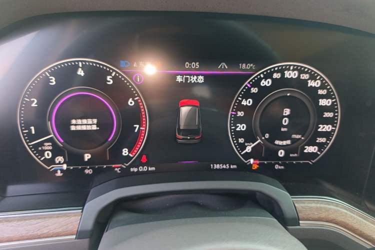 Used Volkswagen Touareg 2019 3.0 TSI RuiFeng Edition China VI Standard Instrument Cluster