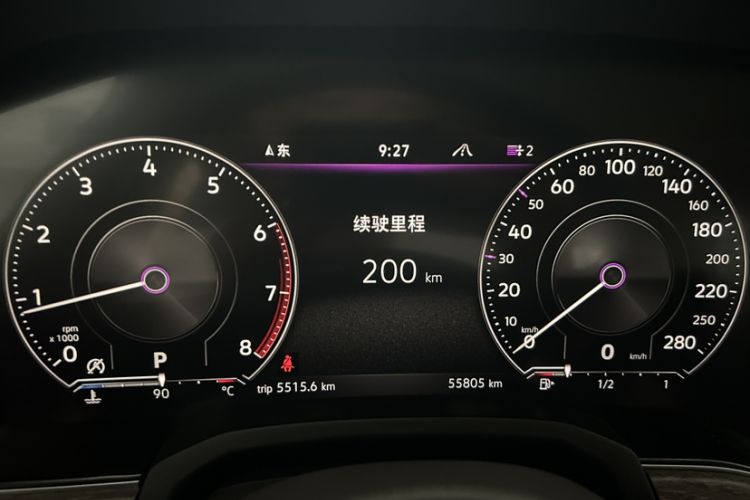Used Volkswagen Touareg 2019 2.0 TSI Ruiyi Edition China V Standard Odometer Close Up