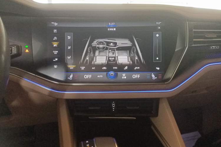 Used Volkswagen Touareg 2019 3.0 TSI Advanced Version China V Standard Audio And AC Panel
