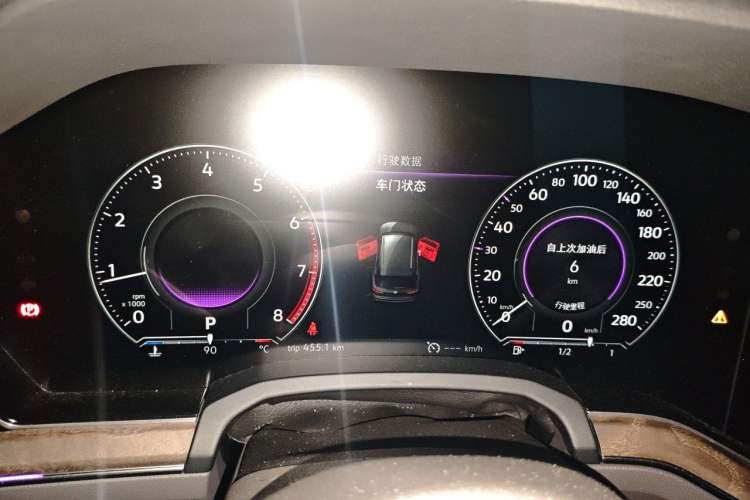 Used Volkswagen Touareg 2020 2.0 TSI RuiShang Edition China VI Standard Instrument Cluster