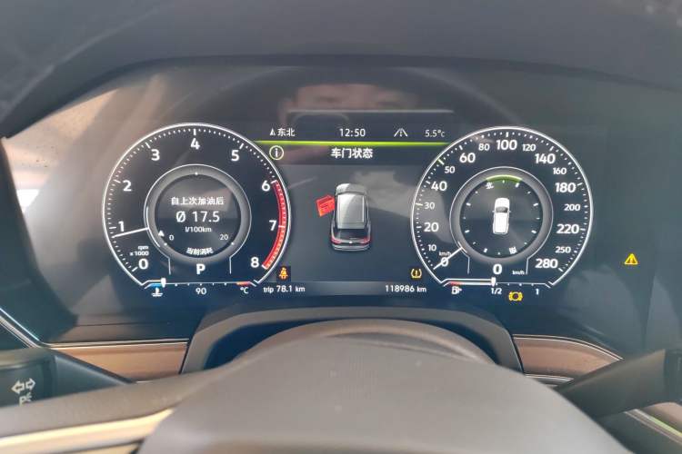 Used Volkswagen Touareg 2020 2.0 TSI RuiShang Edition China VI Standard Instrument Cluster