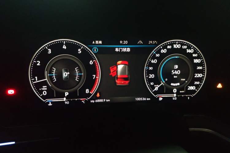 Used Volkswagen Touareg 2020 2.0 TSI RuiShang Edition China VI Standard Instrument Cluster