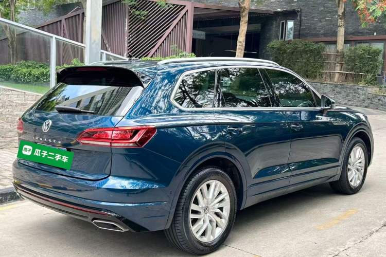 Used Volkswagen Touareg 2020 2.0 TSI RuiShang Edition China VI Standard Rear Right 45 Deg