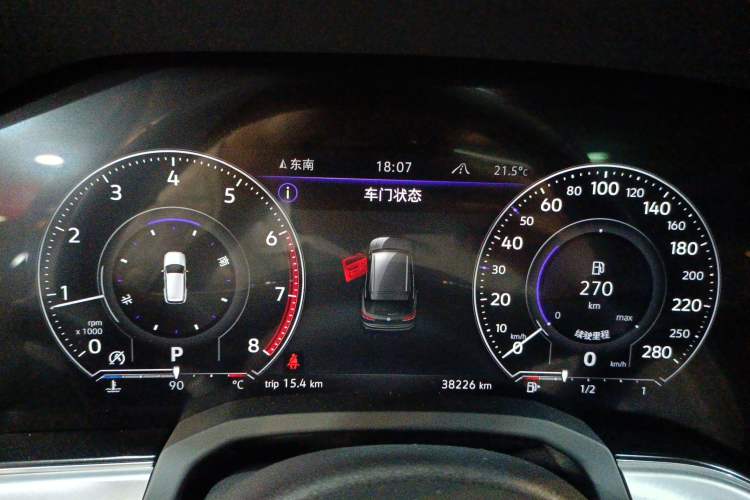 Used Volkswagen Touareg 2020 2.0 TSI RuiShang Edition China VI Standard Instrument Cluster