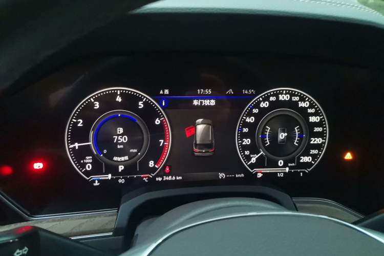 Used Volkswagen Touareg 2020 2.0 TSI RuiShang Edition China VI Standard Instrument Cluster
