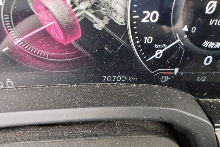 Used Volkswagen Touareg 2021 2.0 TSI RuiShang Edition Odometer Close Up