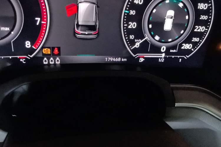 Used Volkswagen Touareg 2021 3.0 TSI Prestige Edition Classic Sport Package Odometer Close Up