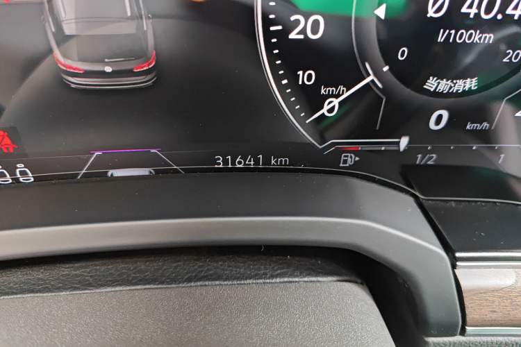 Used Volkswagen Touareg 2021 3.0 TSI Prestige Edition Classic Sport Package Odometer Close Up