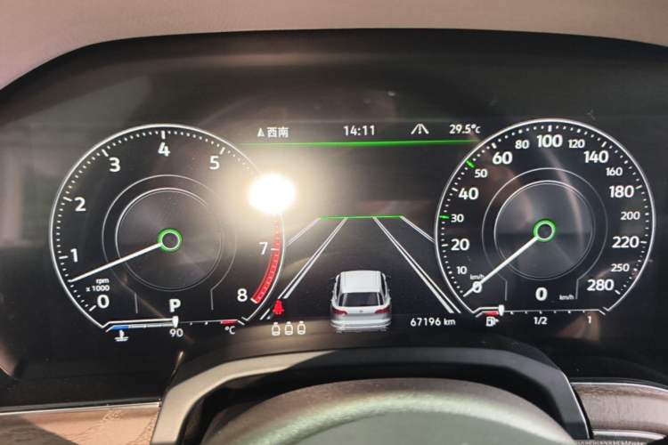 Used Volkswagen Touareg 2021 3.0 TSI Luxury Edition Black Diamond Sport Package Instrument Cluster