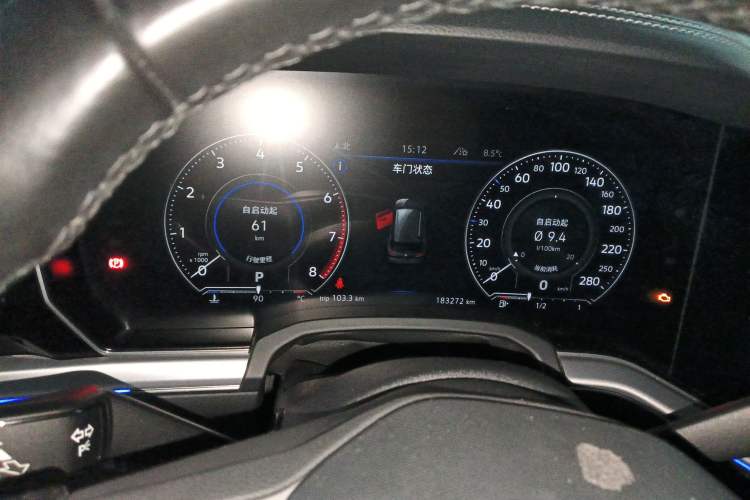 Used Volkswagen Touareg 2021 3.0 TSI Luxury Edition Black Diamond Sport Package Instrument Cluster