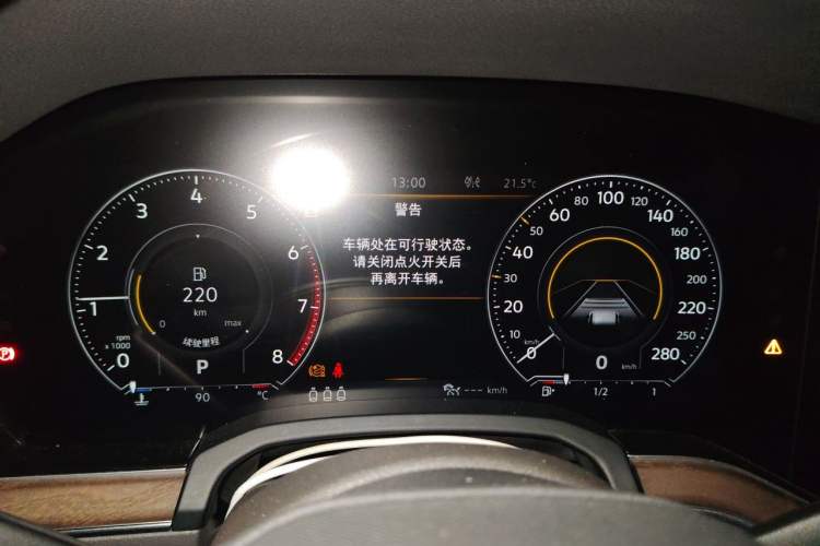 Used Volkswagen Touareg 2021 3.0 TSI Prestige Edition Classic Sport Package Instrument Cluster