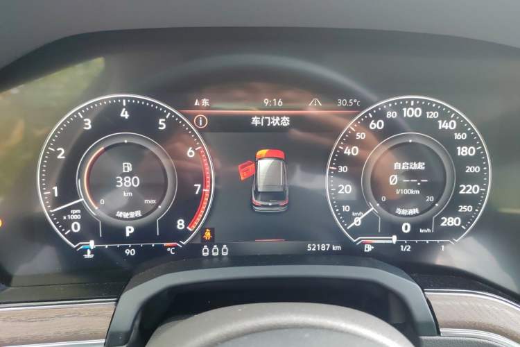 Used Volkswagen Touareg 2022 3.0 TSI Prestige Edition Classic Sport Package Instrument Cluster