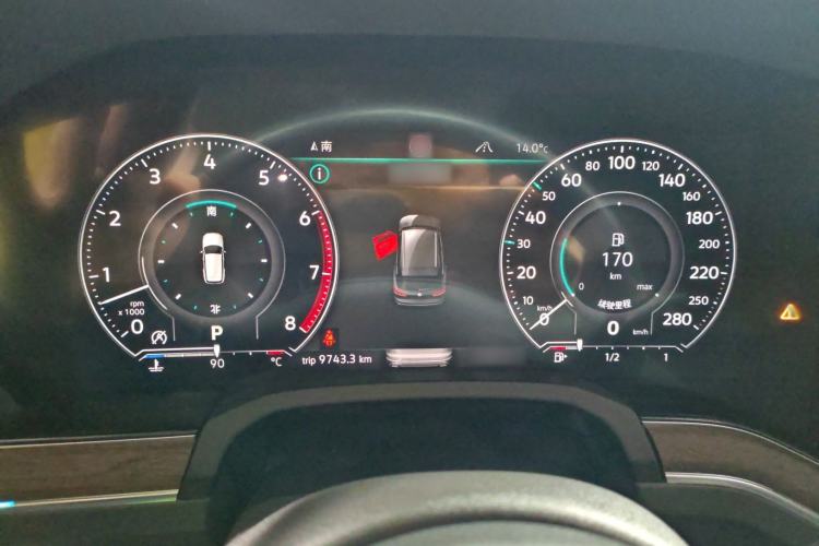 Used Volkswagen Touareg 2022 3.0 TSI Luxury Edition Black Diamond Sport Package Instrument Cluster