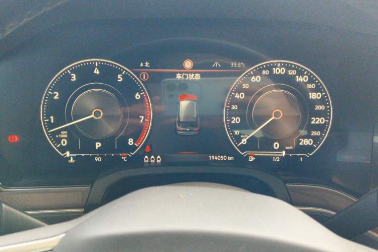 Used Volkswagen Touareg 2022 3.0 TSI Prestige Edition Classic Sport Package Instrument Cluster