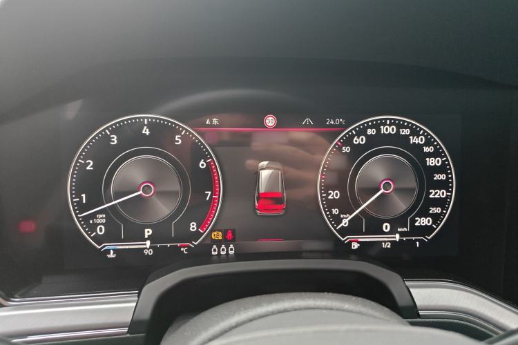 Used Volkswagen Touareg 2022 3.0 TSI Luxury Edition Black Diamond Sport Package Instrument Cluster