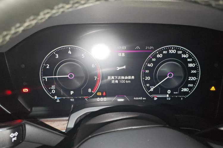 Used Volkswagen Touareg 2022 3.0 TSI Luxury Edition Black Diamond Sport Package Instrument Cluster