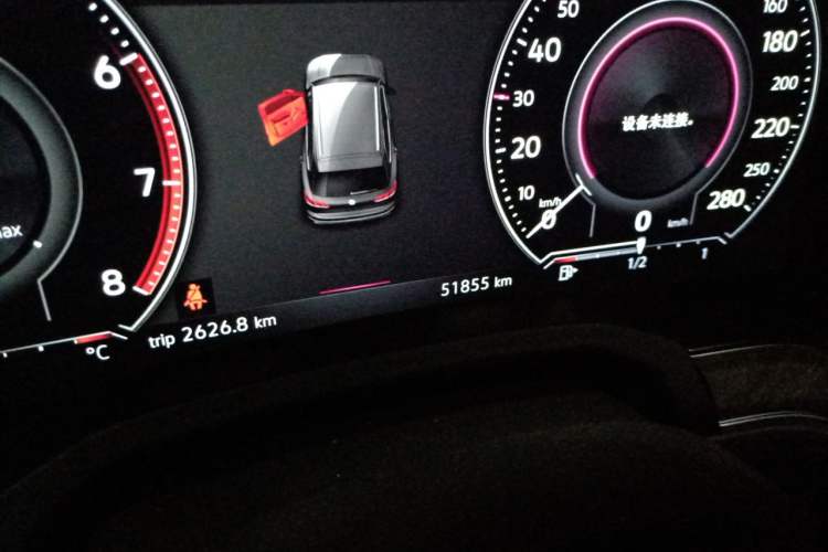 Used Volkswagen Touareg 2022 3.0 TSI Prestige Edition Classic Sport Package Odometer Close Up