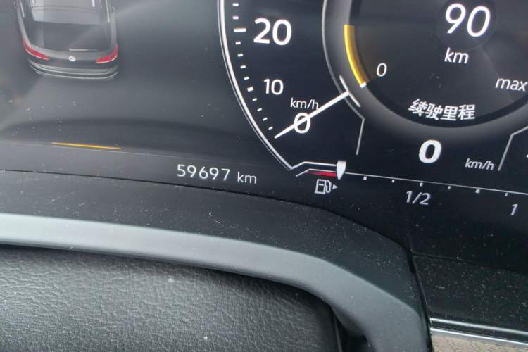 Used Volkswagen Touareg 2022 3.0 TSI Prestige Edition Classic Sport Package Odometer Close Up