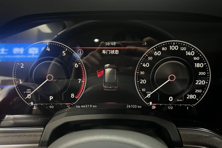 Used Volkswagen Touareg 2022 2.0 TSI RuiShang Edition Odometer Close Up