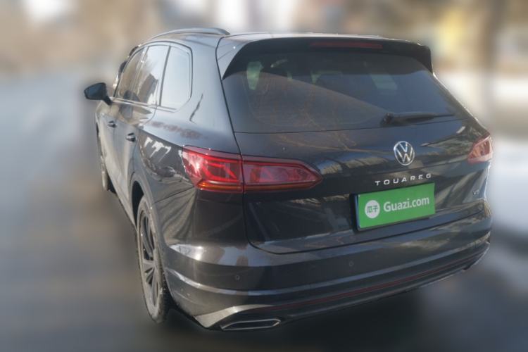 Used Volkswagen Touareg 2022 3.0 TSI Luxury Edition Black Diamond Sport Package Rear Left 45 Deg