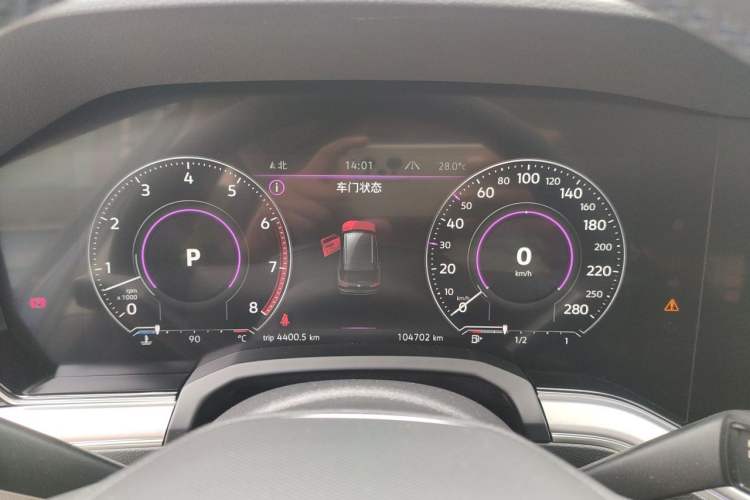 Used Volkswagen Touareg 2022 3.0 TSI Luxury Edition Black Diamond Sport Package Instrument Cluster