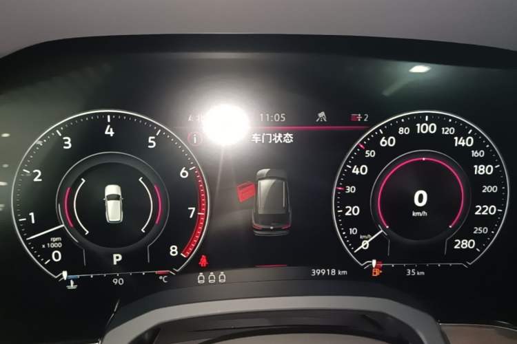 Used Volkswagen Touareg 2023 3.0 TSI Luxury Edition Obsidian Black Sport Package Instrument Cluster