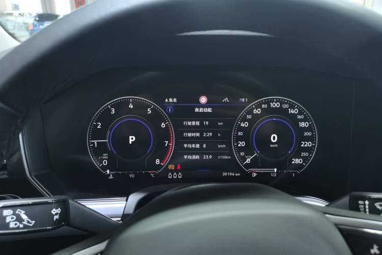Used Volkswagen Touareg 2023 3.0 TSI Luxury Edition Obsidian Black Sport Package Instrument Cluster