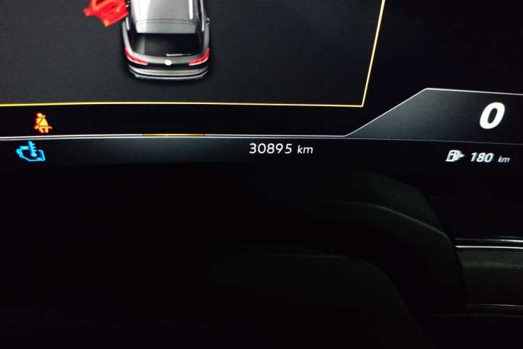 Used Volkswagen Touareg 2023 3.0 TSI Luxury Edition Obsidian Black Sport Package Odometer Close Up