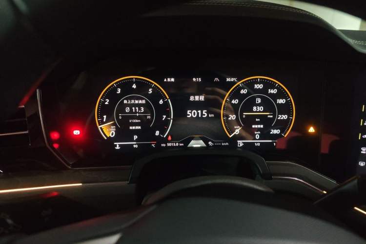 Used Volkswagen Touareg 2026 3.0TSI Sharp Edition Moon Black Sports Package Instrument Cluster