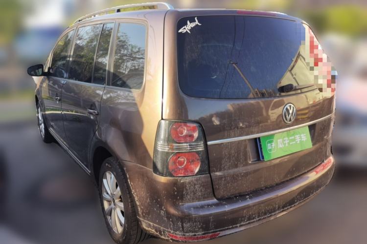 Used Volkswagen Touran 2013 1.4T DSG Crystal Edition 5-Seater Rear Left 45 Deg