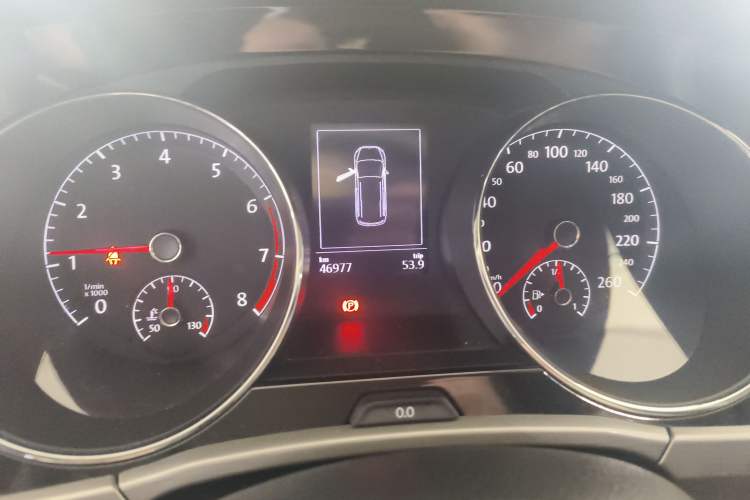 Used Volkswagen Touran 2018 Volkswagen Touran L 280TSI DSG Comfort Edition 7 Seats China VI Standard Instrument Cluster