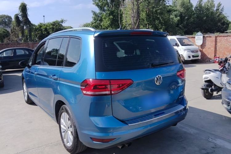 Used Volkswagen Touran 2018 Volkswagen Touran L 280TSI DSG Comfort Edition 7 Seats China V Emission Standard Rear Left 45 Deg