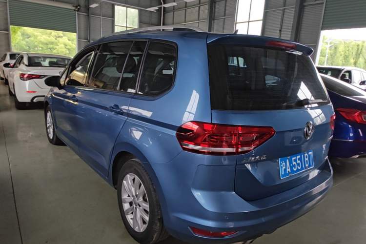 Used Volkswagen Touran 2018 Volkswagen Touran L 280TSI DSG Comfort Edition 7 Seats China V Emission Standard Rear Left 45 Deg
