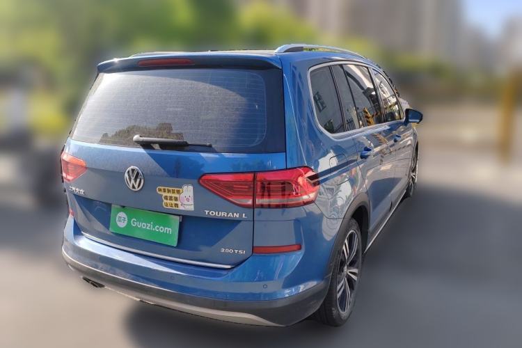 Used Volkswagen Touran 2018 Volkswagen Touran L 280TSI DSG Boundary Luxury Edition 7 Seats China VI Standard Rear Right 45 Deg