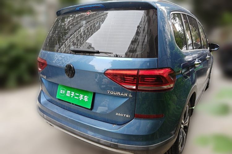 Used Volkswagen Touran 2018 Volkswagen Touran L 280TSI DSG Boundary Edition 7 Seats China V Emission Standard Rear Right 45 Deg