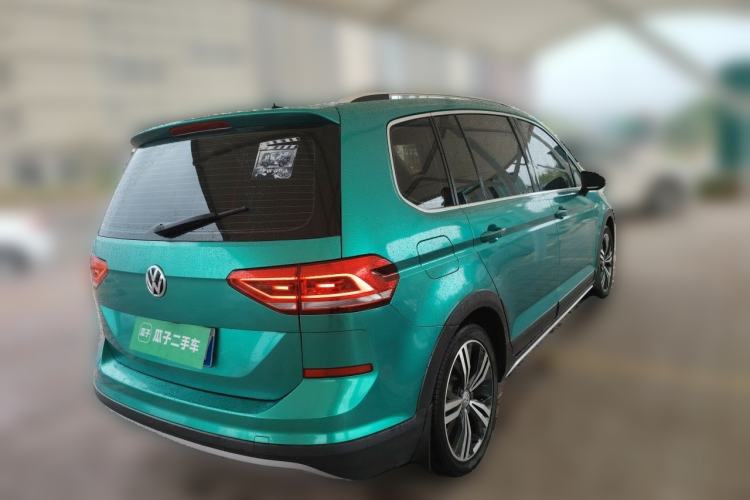Used Volkswagen Touran 2018 Volkswagen Touran L 280TSI DSG Boundary Edition 6-Seater China V Emission Standard Rear Right 45 Deg
