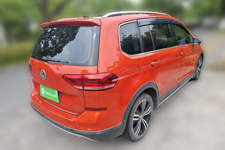 Used Volkswagen Touran 2018 Volkswagen Touran L 280TSI DSG Boundary Luxury Edition 6 Seats China V Emission Standard Rear Right 45 Deg