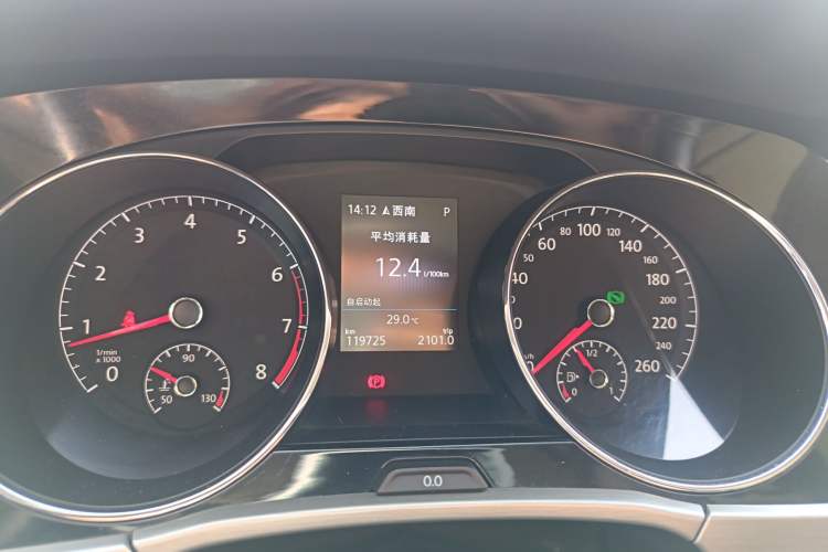 Used Volkswagen Touran 2018 Volkswagen Touran L 280TSI DSG Boundary Luxury Edition 6 Seats China V Emission Standard Instrument Cluster