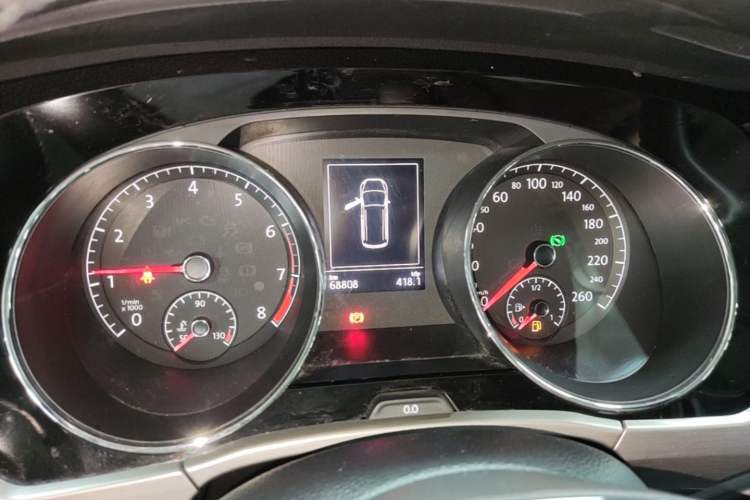 Used Volkswagen Touran 2018 Volkswagen Touran L 280TSI DSG Boundary Edition 6-Seater China VI Standard Instrument Cluster