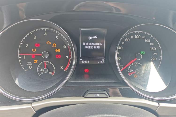 Used Volkswagen Touran 2018 Volkswagen Touran L 280TSI DSG Boundary Edition 6-Seater China VI Standard Instrument Cluster