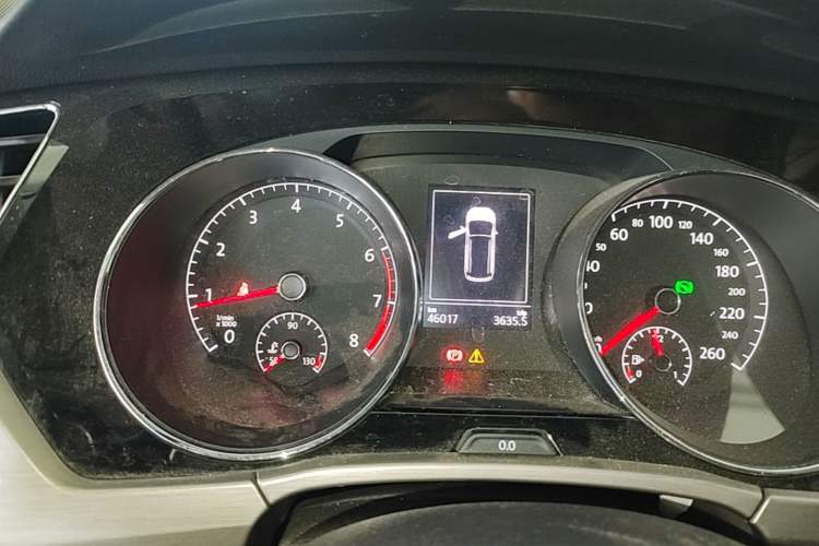 Used Volkswagen Touran 2018 Volkswagen Touran L 280TSI DSG Boundary Edition 7 Seats China VI Standard Instrument Cluster