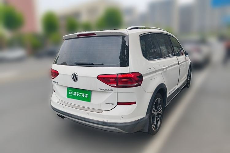 Used Volkswagen Touran 2018 Volkswagen Touran L 280TSI DSG Boundary Edition 7 Seats China V Emission Standard Rear Right 45 Deg