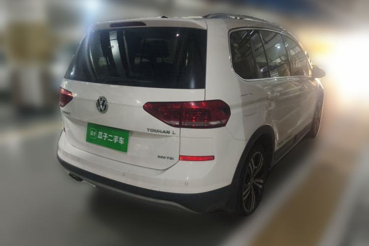 Used Volkswagen Touran 2018 Volkswagen Touran L 280TSI DSG Boundary Edition 6-Seater China VI Standard Rear Right 45 Deg