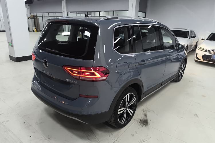 Used Volkswagen Touran 2021 Tiguan L 280TSI DSG Boundary Edition 6-Seater Rear Right 45 Deg
