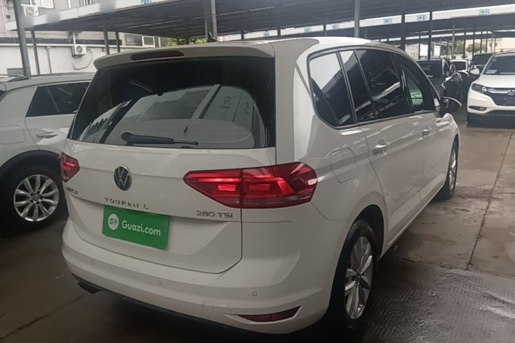 Used Volkswagen Touran 2021 Volkswagen Touran L 280TSI DSG Style Edition 7 Seats Rear Right 45 Deg