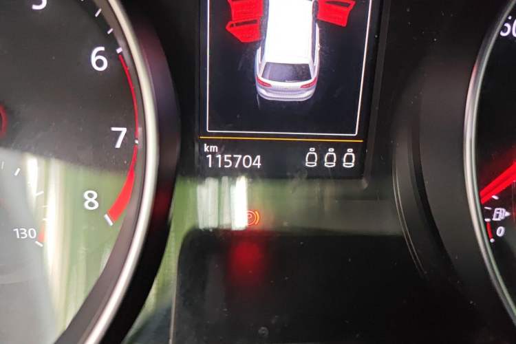 Used Volkswagen Variant 2016 280TSI Two-Wheel-Drive Comfort Edition Odometer Close Up