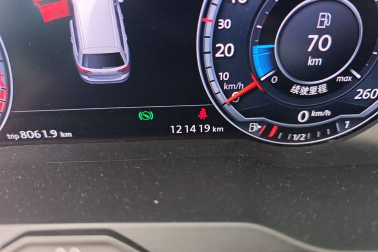 Used Volkswagen Variant 2016 380TSI Two-Wheel Drive R-Line Version Odometer Close Up