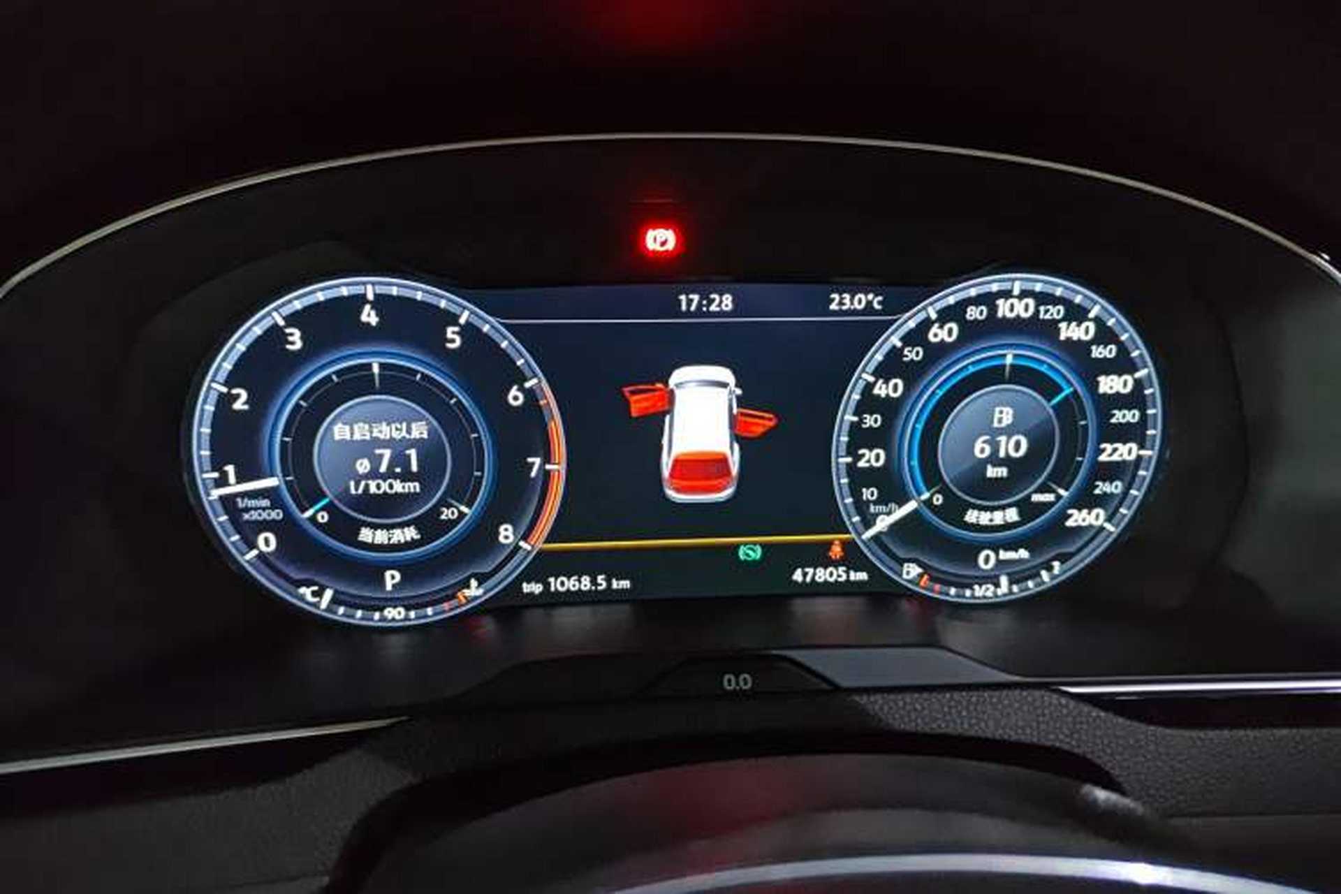 Used Volkswagen Variant 2017 380TSI Two-Wheel Drive Comfort Edition Instrument Cluster