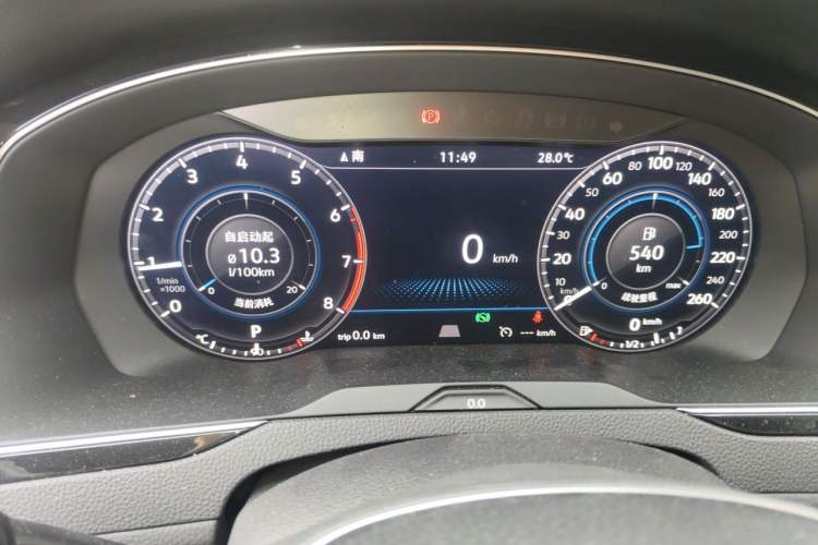 Used Volkswagen Variant 2018 380TSI Two-Wheel Drive Comfort Edition Instrument Cluster