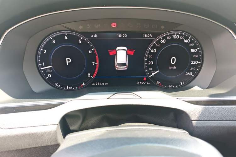 Used Volkswagen Variant 2018 380TSI Two-Wheel Drive Comfort Edition Instrument Cluster